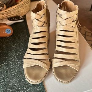 Universal Thread strappy heels.  Worn several times.